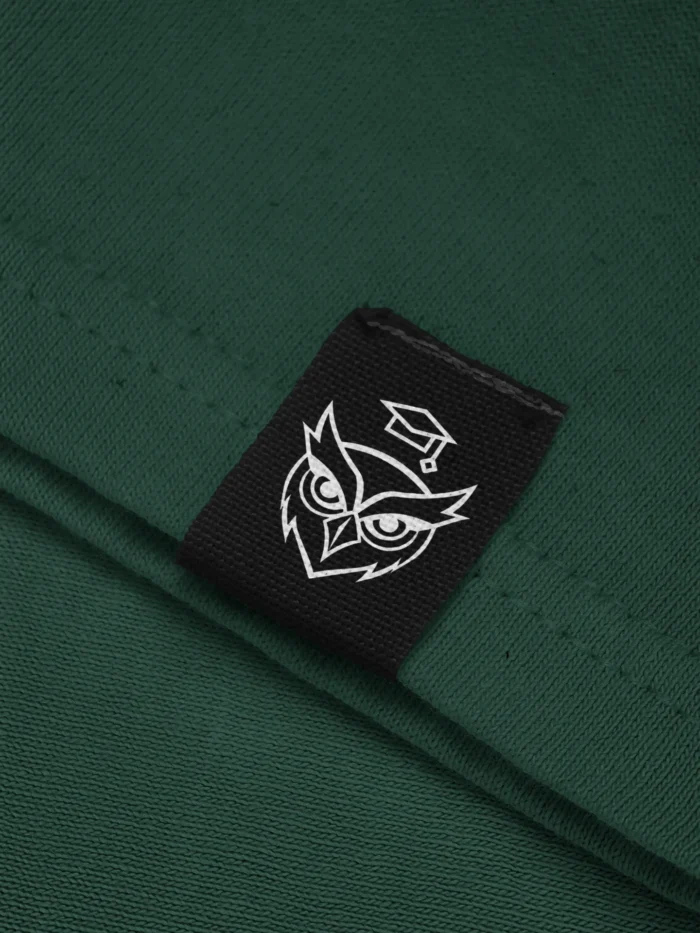 ABSTRACT – Oversized Tee in Bottle Green - Image 4