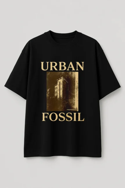 Urban Fossil Oversized Black